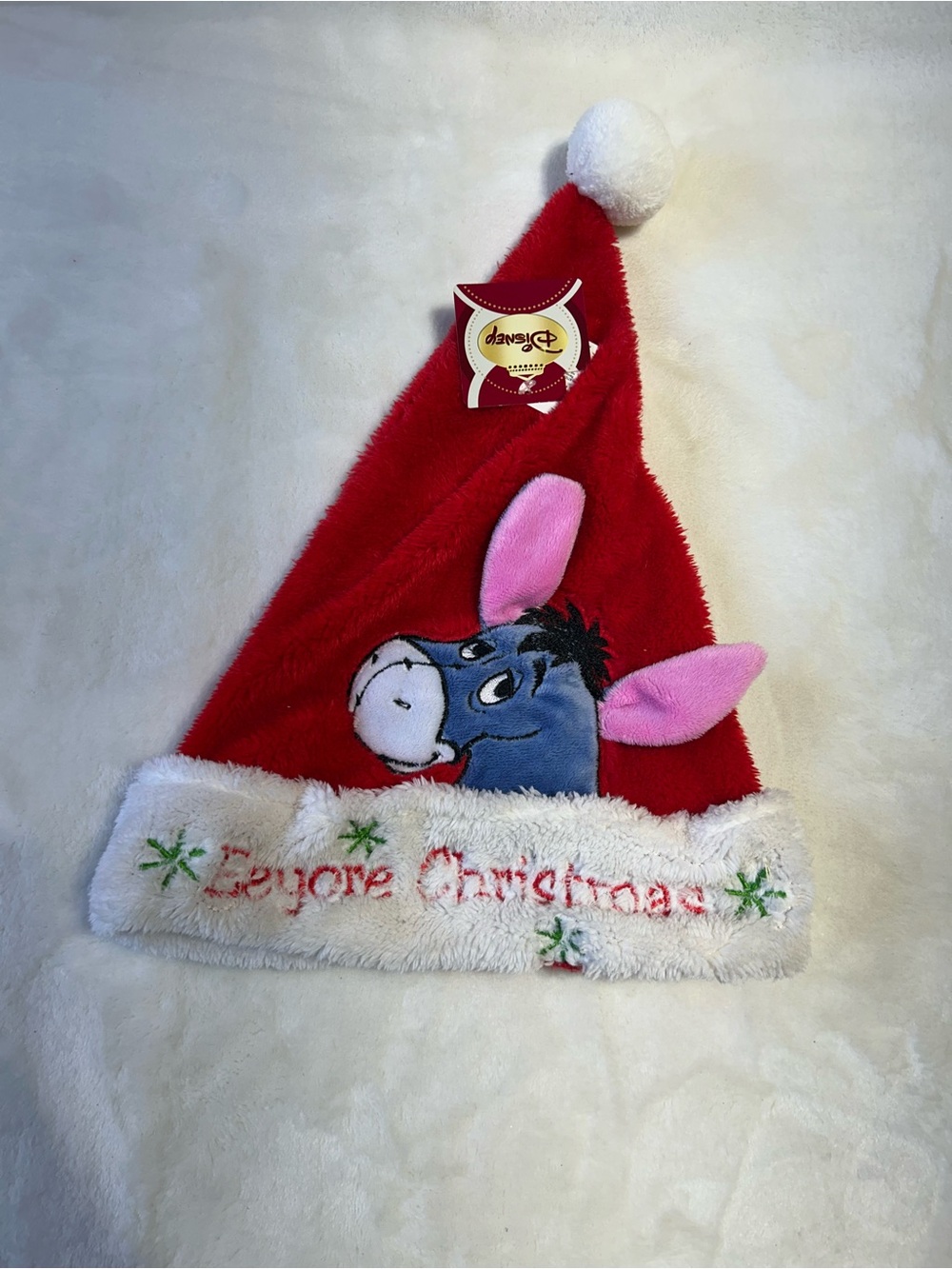 Disney Eeyore Holiday Santa Hat